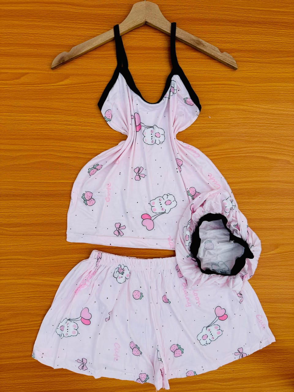 Women's 3-piece sleepwear / lounge set