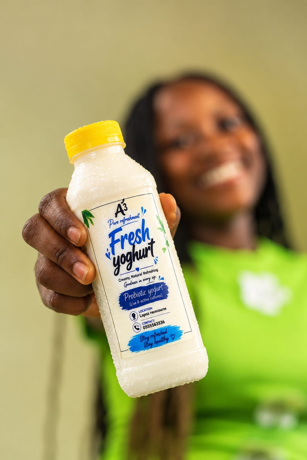 Fresh creamy yogurt